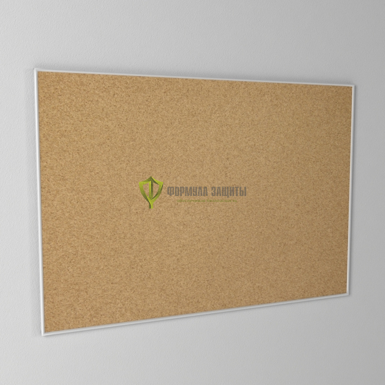 Стенд пробковый в алюминиевой рамке Nielsen (размер: 1000x700 мм) от интернет-магазина Формула Защиты