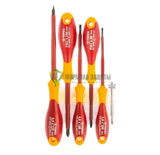 Набор отверток TOPEX 39D150 от интернет-магазина Формула Защиты