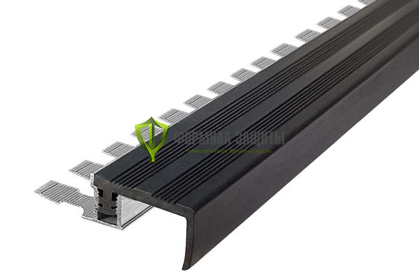 Алюминиевый профиль «FlexStep» 2700х25 (черный) от интернет-магазина Формула Защиты