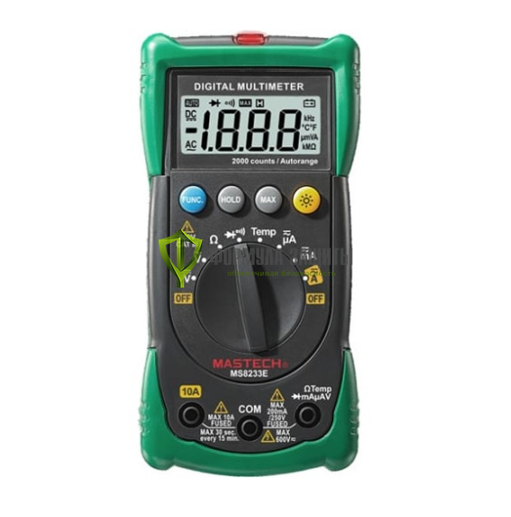 Универсальный мультиметр MASTECH MS8233E от интернет-магазина Формула Защиты