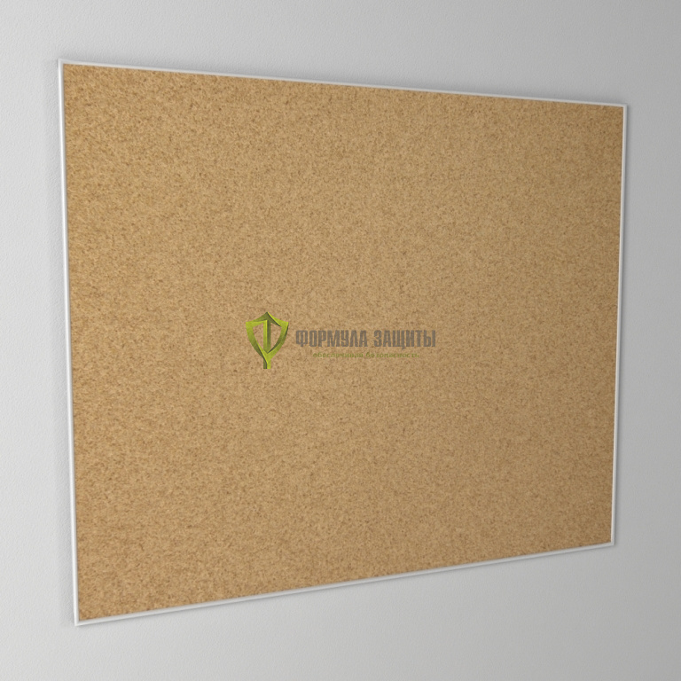 Стенд пробковый в алюминиевой рамке Nielsen (размер: 1200x1000 мм) от интернет-магазина Формула Защиты