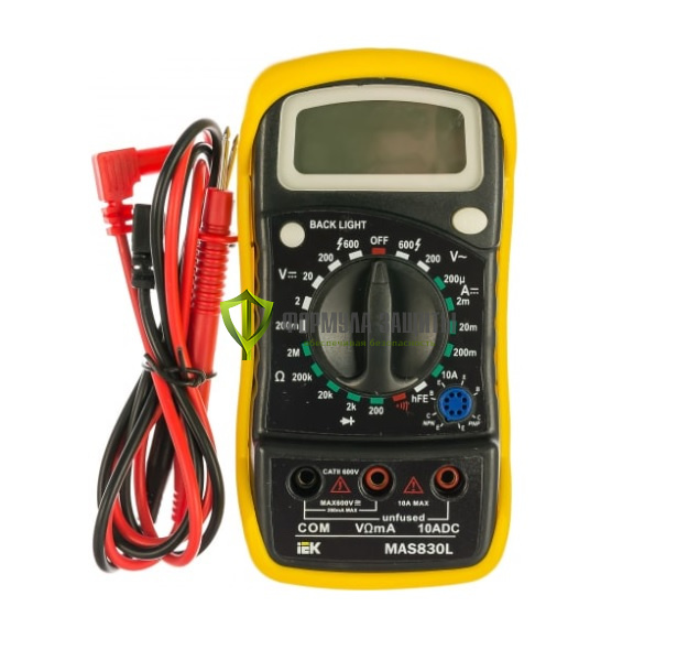 Цифровой мультиметр IEK Master MAS830L от интернет-магазина Формула Защиты