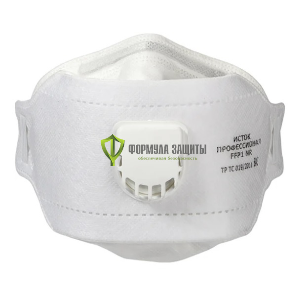 Фильтрующая полумаска Исток ПРО FFP1 10047 с клапаном выдоха от интернет-магазина Формула Защиты