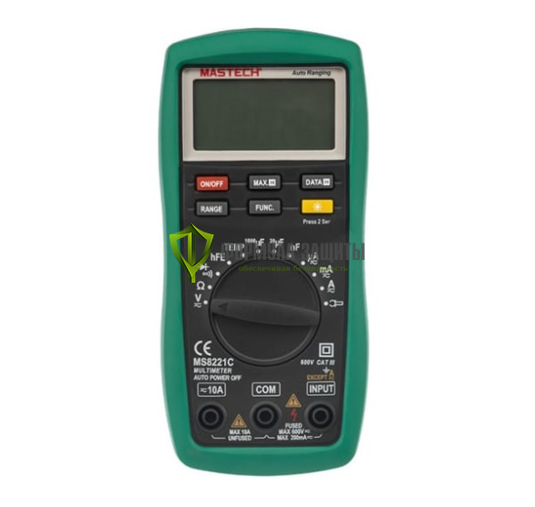 Универсальный мультиметр MASTECH MS8221C от интернет-магазина Формула Защиты