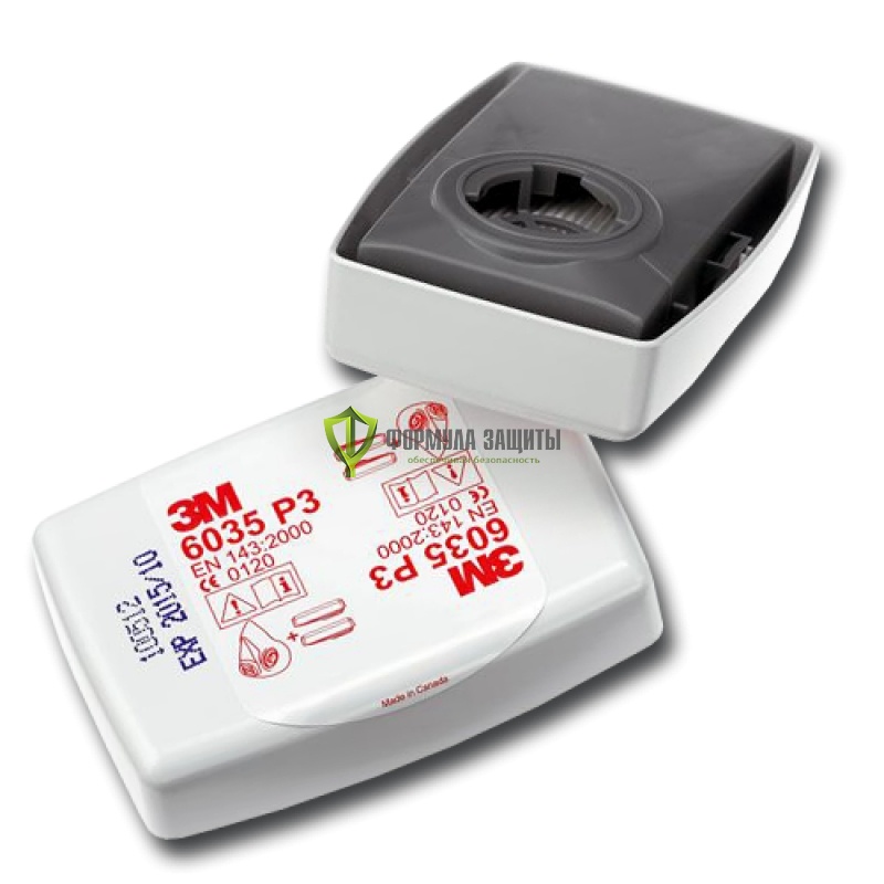 Патрон сменный 3M 6035 P3, пара от интернет-магазина Формула Защиты
