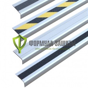 Алюминиевый профиль 50х25х3000 (с противоскользящей лентой) от интернет-магазина Формула Защиты