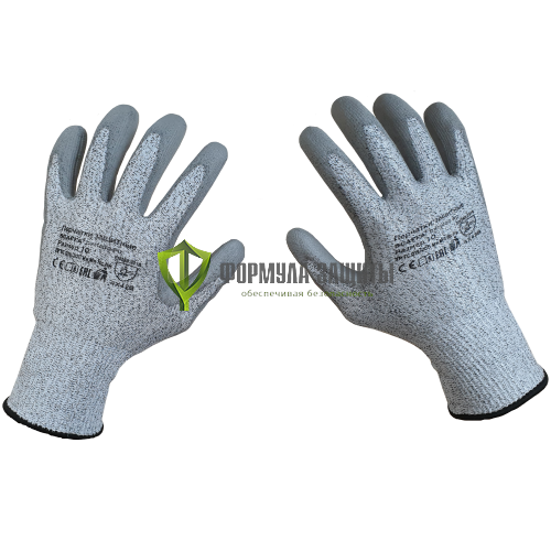Перчатки для защиты от порезов SCAFFA DY110DG-PU от интернет-магазина Формула Защиты