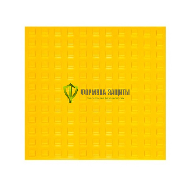 Плитка тактильная ТПУ для улицы, 500х500 мм, "пирамидка" от интернет-магазина Формула Защиты