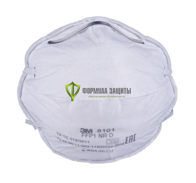 Респиратор 3М 8101 без клапана выдоха от интернет-магазина Формула Защиты