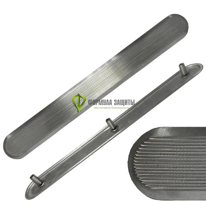 Направляющая тактильная полоса ПВХ алюминиевая от интернет-магазина Формула Защиты