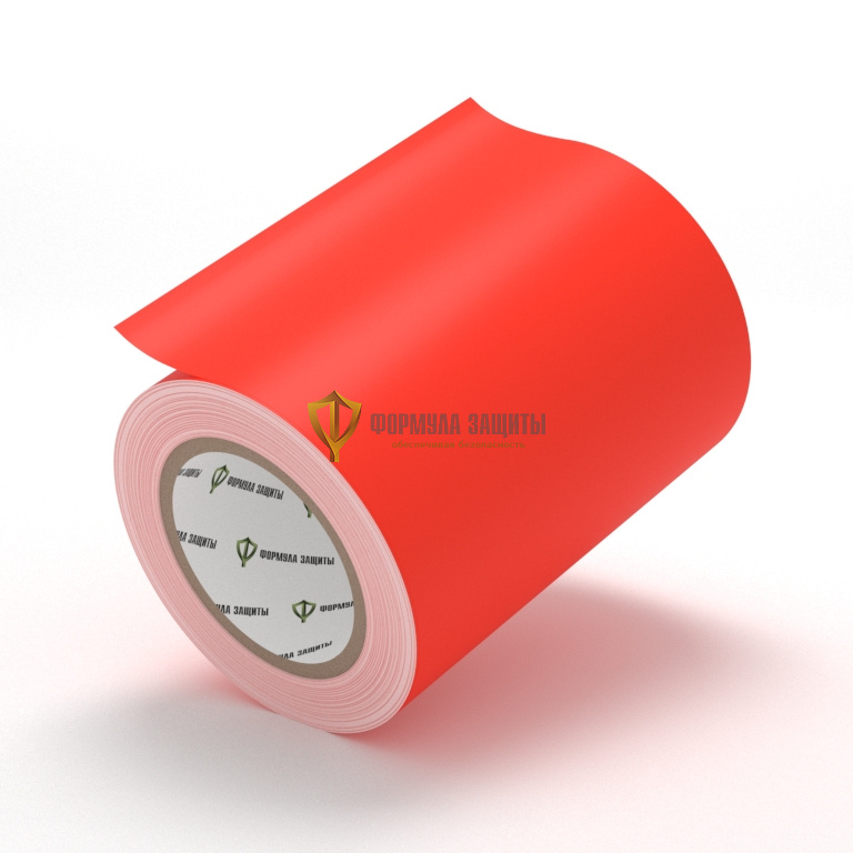 Разметочная лента ПВХ 150х33 (красная) от интернет-магазина Формула Защиты
