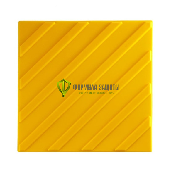 Плитка тактильная ПВХ для помещений, 500х500 мм, "диагональ" от интернет-магазина Формула Защиты