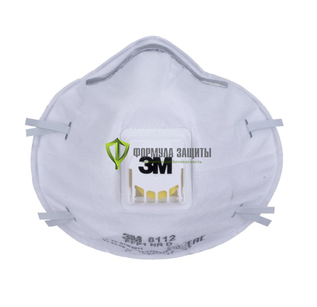 Респиратор 3М 8112 с клапаном выдоха от интернет-магазина Формула Защиты
