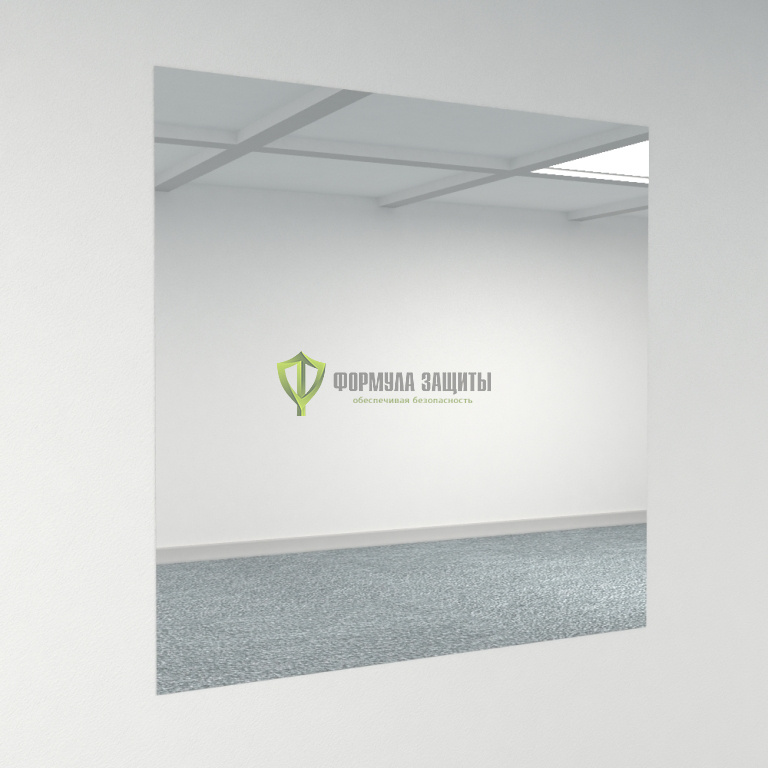 Зеркальный стенд (размер: 1000x1000 мм) от интернет-магазина Формула Защиты