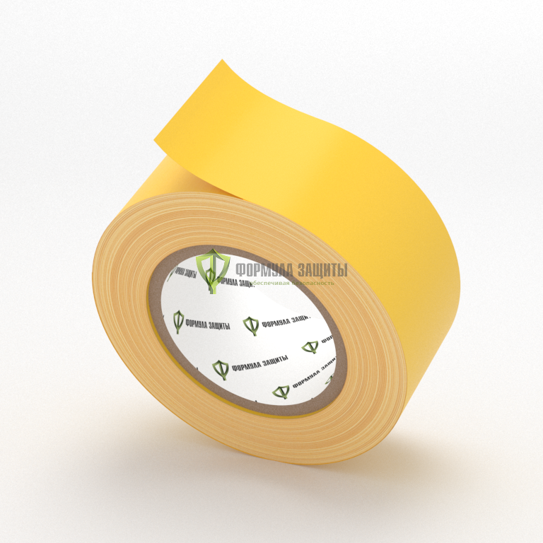 Разметочная лента ПВХ повышенной прочности 50х33 (жёлтая) от интернет-магазина Формула Защиты