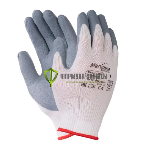 Перчатки нейлоновые с нитрилом Manipula Юнит-300 MG-124 (TNS-53) от интернет-магазина Формула Защиты