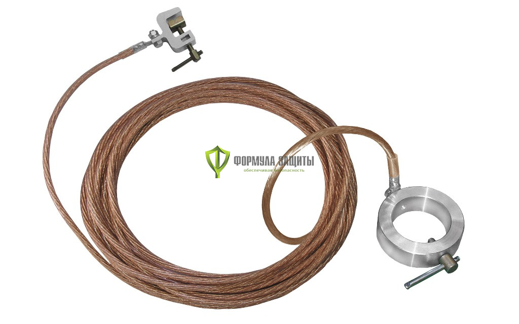 Заземление переносное для пожарных стволов ЗПС-70 L-30 от интернет-магазина Формула Защиты