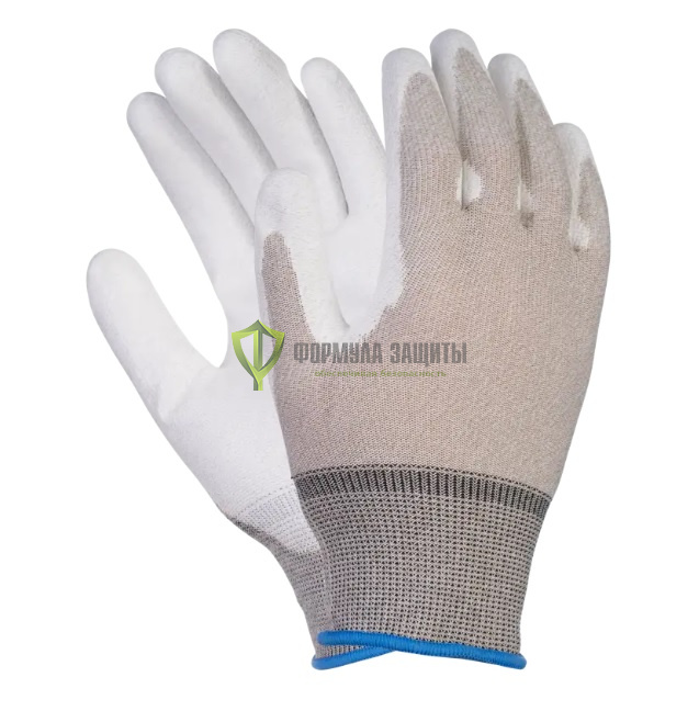 Перчатки нейлоновые Manipula Микростатик MG-164 (TPU-52) от интернет-магазина Формула Защиты