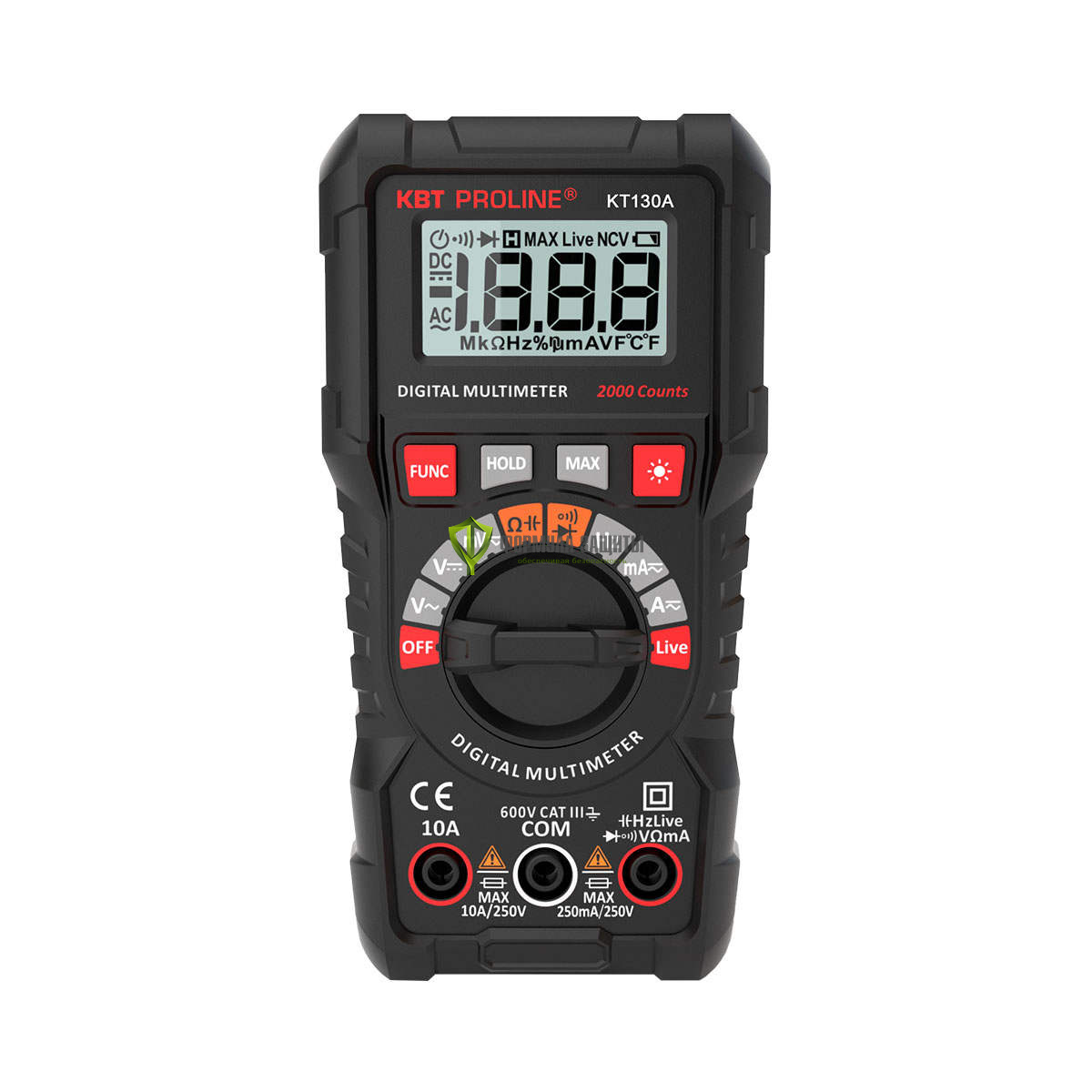 Мультиметр цифровой KT 130A PROLINE от интернет-магазина Формула Защиты