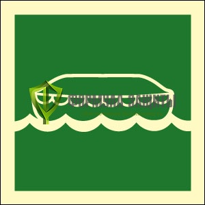 Знак ИМО «Спасательная шлюпка» от интернет-магазина Формула Защиты