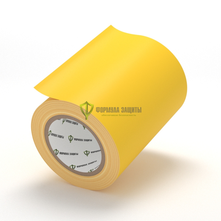 Разметочная лента ПВХ 150х33 (жёлтая) от интернет-магазина Формула Защиты