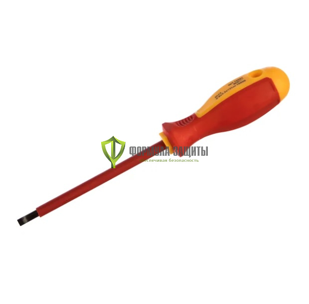 Диэлектрическая отвертка SL5.5х125 мм Энкор 19692 от интернет-магазина Формула Защиты