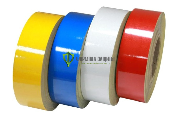 Световозвращающая лента RF4550 для столбиков ограждения 50х45,7 (синяя) от интернет-магазина Формула Защиты