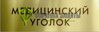 Алюминиевая табличка (300х100 мм) от интернет-магазина Формула Защиты