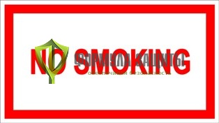 Знак «NO SMOKING» от интернет-магазина Формула Защиты