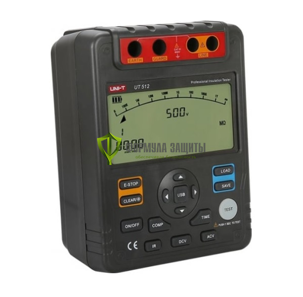 Цифровой измеритель сопротивления изоляции UNI-T UT512 от интернет-магазина Формула Защиты