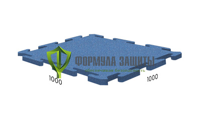 Покрытие Rubblex Standart Puzzle 1000x1000x25 мм от интернет-магазина Формула Защиты