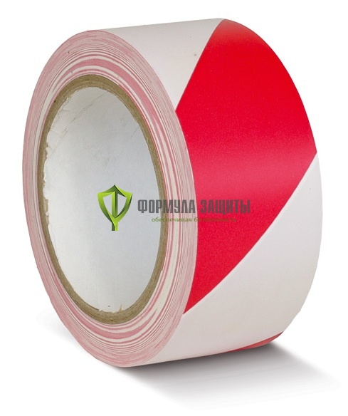 Разметочная лента ПВХ 150х33 (красно-белая) от интернет-магазина Формула Защиты