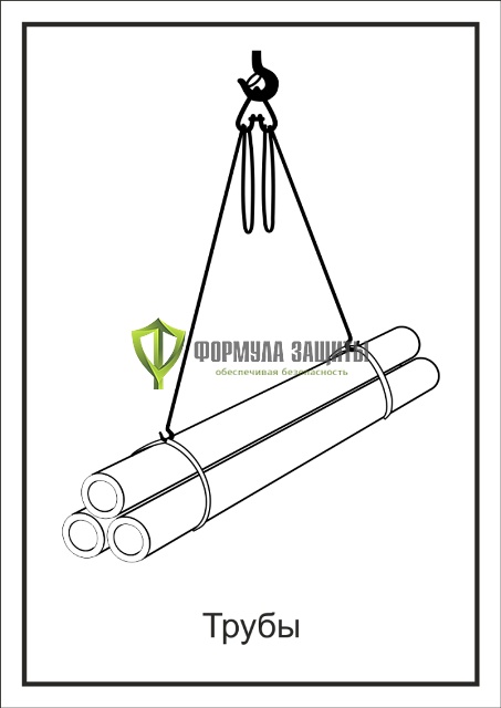 Схема «Трубы» (300х400 мм) от интернет-магазина Формула Защиты