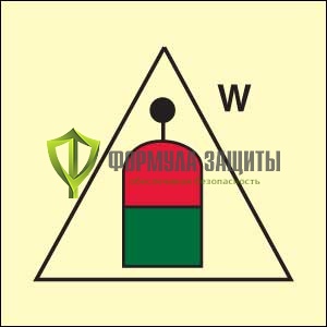 Символ ИМО «Пост дистанционного запуска системы водяного пожаротушения» от интернет-магазина Формула Защиты