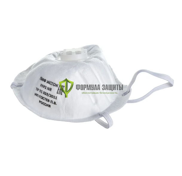 Фильтрующая полумаска Исток FFP2 NR 892597 с клапаном выдоха от интернет-магазина Формула Защиты