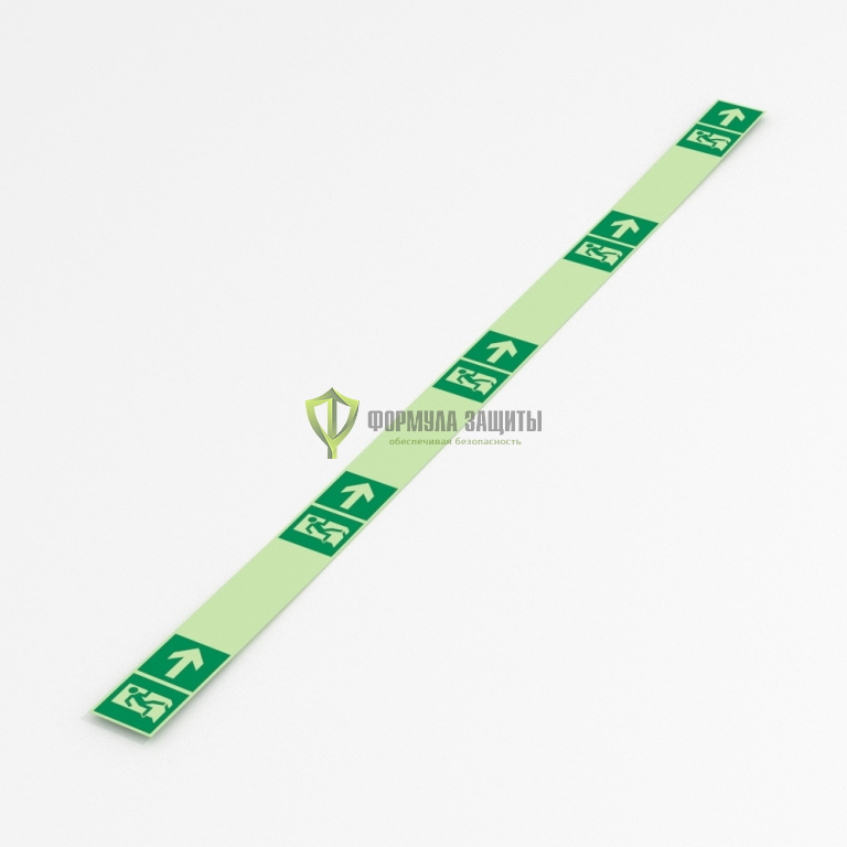 Полоса «Линейная разметка Направление движения направо» 50х1000 от интернет-магазина Формула Защиты