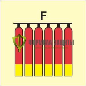 Символ ИМО «Стационарная батарея пенного пожаротушения» от интернет-магазина Формула Защиты