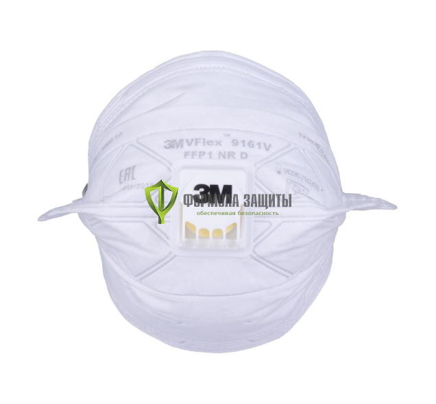 Респиратор 3М VFlex 9161V с клапаном выдоха, складной от интернет-магазина Формула Защиты