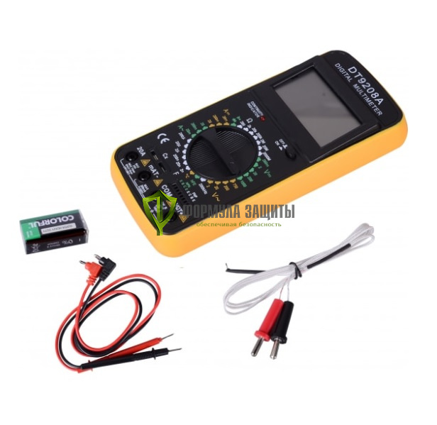 Мультиметр цифровой Ресанта DT-9208A от интернет-магазина Формула Защиты
