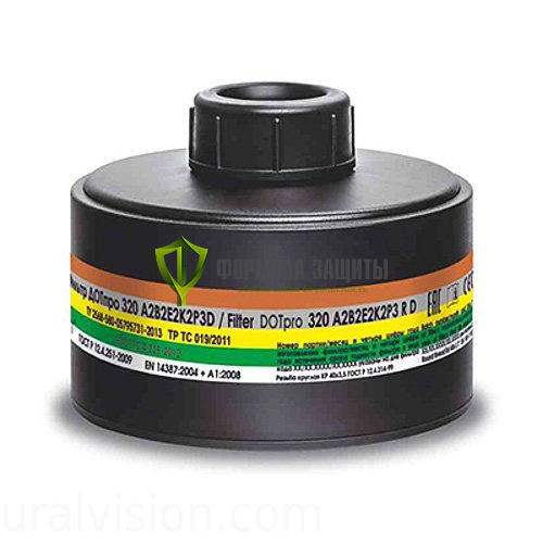 Фильтр ДОТпро 320 А2В2Е2K2P3 R D от интернет-магазина Формула Защиты