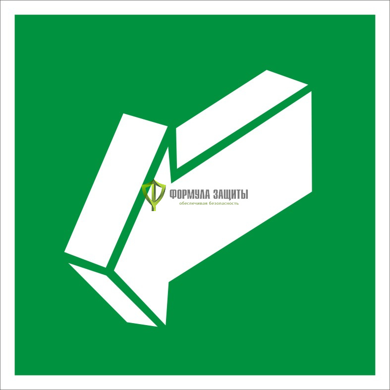 Знак E19 «Открывать движением на себя» (пленка) от интернет-магазина Формула Защиты