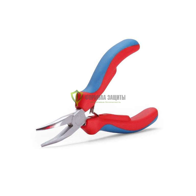 Мини-длинногубцы изогнутые слесарно-монтажные 125 мм МАСТЕР от интернет-магазина Формула Защиты