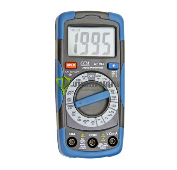 Тестер-мультиметр СЕМ DT-912 от интернет-магазина Формула Защиты