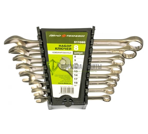 Набор комбинированных ключей Дело Техники 511080 от интернет-магазина Формула Защиты