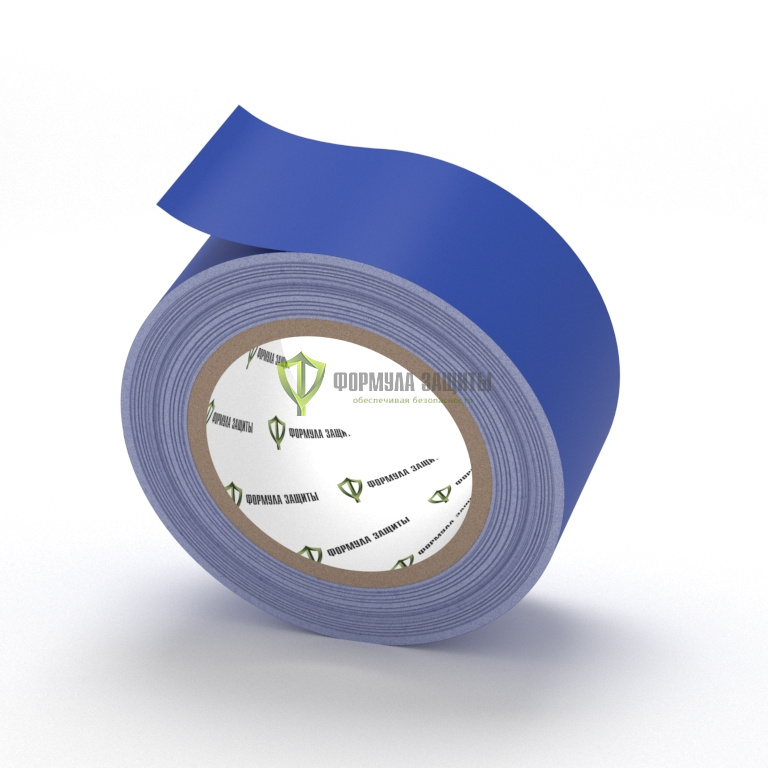 Разметочная лента ПВХ 50х33 (синяя) от интернет-магазина Формула Защиты