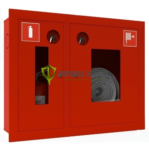 Пожарный шкаф ШПК-315В (840х650х230) открытый от интернет-магазина Формула Защиты