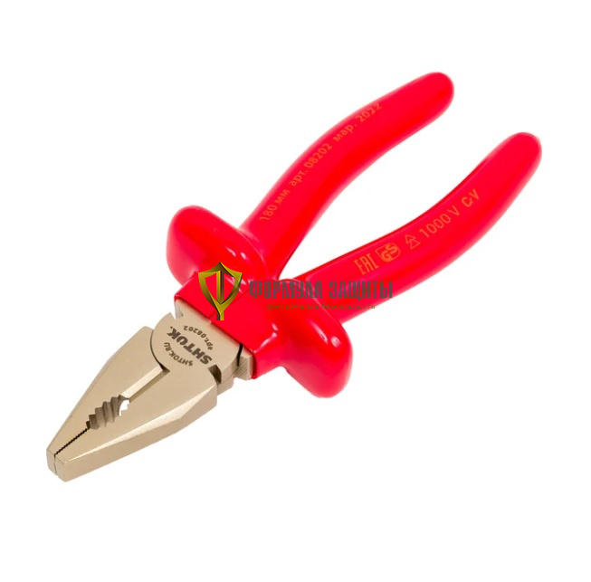 Диэлектрические пассатижи SHTOK 1000В 180 мм 08202 от интернет-магазина Формула Защиты