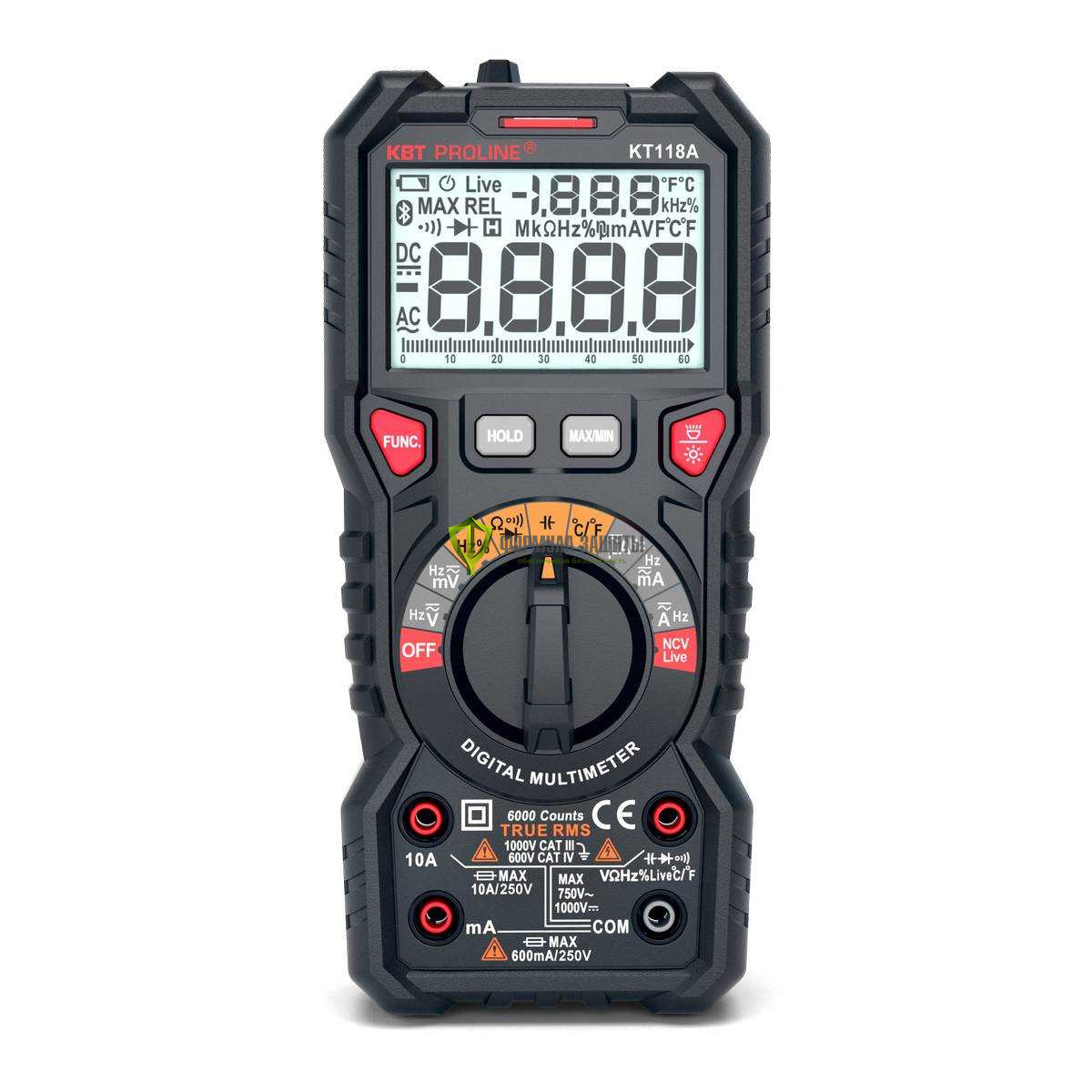 Мультиметр цифровой KT 118A PROLINE от интернет-магазина Формула Защиты