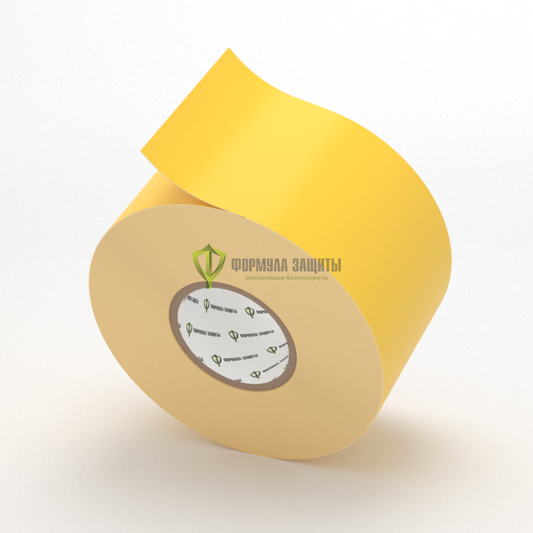 Износостойкая разметочная лента ПВХ 100х18,3 (жёлтая) от интернет-магазина Формула Защиты