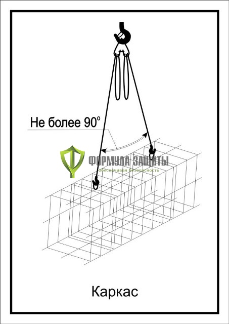 Схема «Каркас» (300х400 мм) от интернет-магазина Формула Защиты
